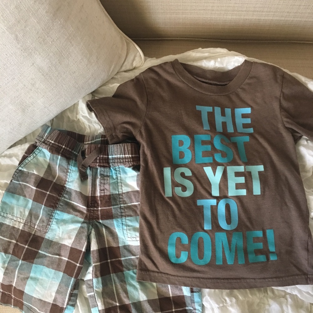 Boys shorts & shirt set